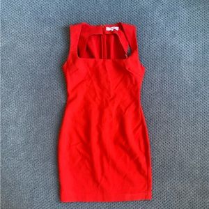 LIKELY RED SLEEVELESS MINI DRESS SIZE 4